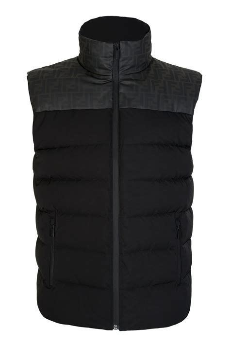 fendi mens gilet|fendi men's outerwear.